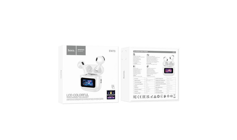 Наушники вакуумные беспроводные HOCO EW73 true wireless BT headset (белый) Наушники вакуумные беспроводные HOCO EW73 true wireless BT headset (белый)