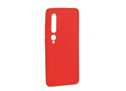 Чехол для Xiaomi Mi 10 тонкий (красный)