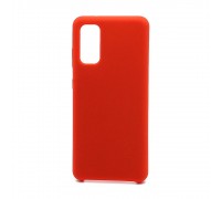 Чехол для Samsung S20 тонкий (красный)