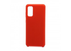 Чехол для Samsung S20 тонкий (красный)