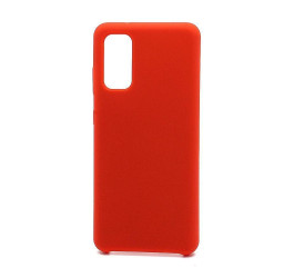 Чехол для Samsung S20 тонкий (красный)