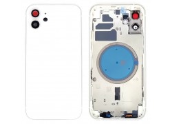 Корпус для iPhone 12 (белый) CE (литое стекло + магнит)