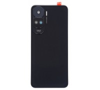 Задняя крышка для Huawei Honor 90 Lite (CRT-NX1) + стекло камеры (черный) HQ