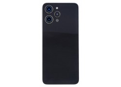 Задняя крышка для Xiaomi Redmi 12 4G (23053RN02Y) + стекло камеры (черный) HQ