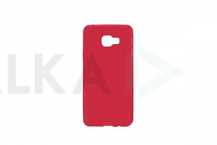 Чехол для Samsung A7 2016 (A710) тонкий (красный)