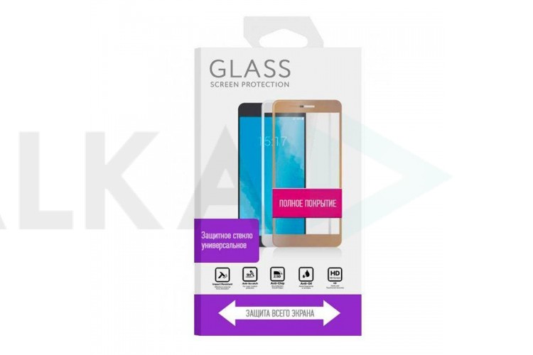 Защитное стекло дисплея Samsung Galaxy A22 4G /M22 с полным покрытием без упаковки (черный)