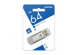 Флешка USB 3.0 Smartbuy 64GB V-Cut Silver (SB64GBVC-S3)