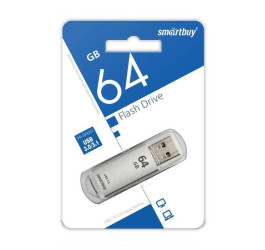 Флешка USB 3.0 Smartbuy 64GB V-Cut Silver (SB64GBVC-S3)