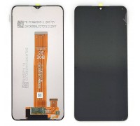 Дисплей для Samsung A127F Galaxy A12 Nacho Black в сборе с тачскрином (ревизия SM-A127F R0.0) 100%