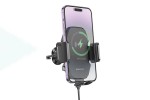 Держатель автомобильный для телефона BOROFONE BH213 Adelante wireless fast charging car holder(air outlet) черный