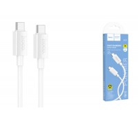 Кабель USB Type-C - USB Type-C HOCO X107 60W (белый) 1м