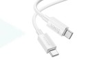 Кабель USB Type-C - USB Type-C HOCO X107 60W (белый) 1м