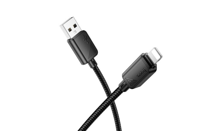 Кабель USB - Lightning HOCO X113 (черный) 1м Кабель USB - Lightning HOCO X113 (черный) 1м