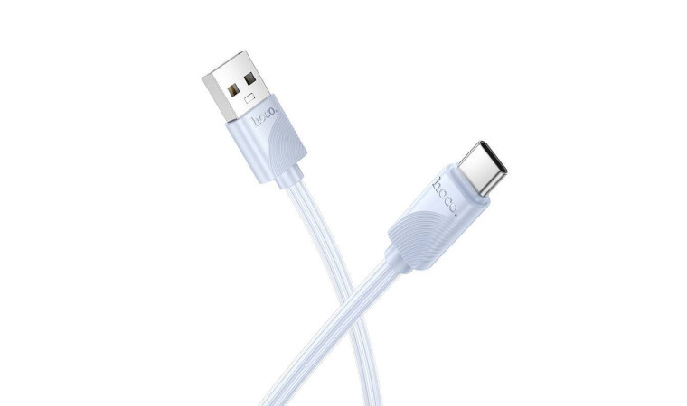 Кабель USB - USB Type-C HOCO X114 (голубой) 1м