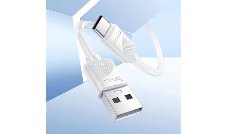 Кабель USB - USB Type-C HOCO X114 (голубой) 1м