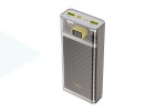 Универсальный дополнительный аккумулятор Power Bank HOCO J103A Discovery edition 22.5W  (20000 mAh) (серый)