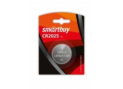 Батарейка литиевая Smartbuy CR2025 BL1 блистер цена за 1 шт (12/720) (SBBL-2025-1B)