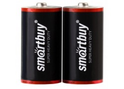 Батарейка солевая Smartbuy R20/2S в пленке цена за упаковку 2 шт (SBBZ-D02S)