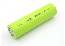 Аккумулятор 18650 (3000mAh, 5С, 20мОм, 500 циклов)