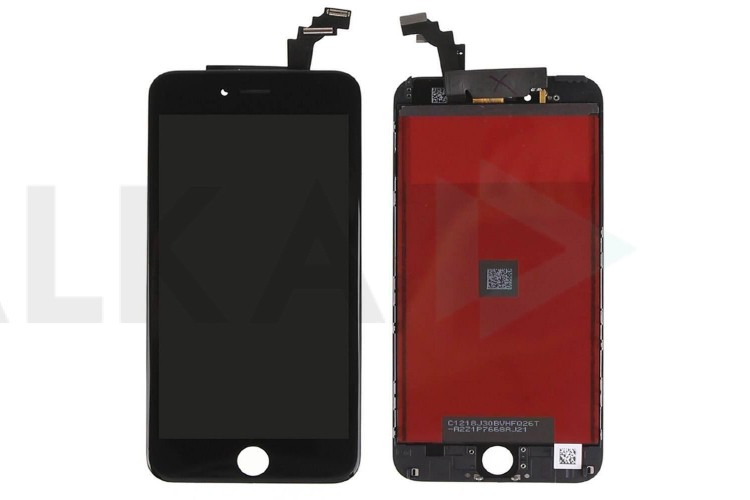 Дисплей для iPhone 6 Plus (5.5) в сборе с тачскрином и рамкой (черный) HQ