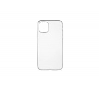 Чехол силиконовый iPhone 11 Pro Max (6.5) с заглушкой (прозрачный)
