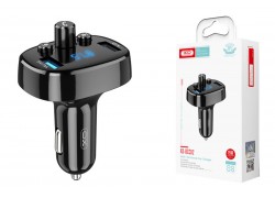 FM-Модулятор XO BCC02 car charger + Bluetooth + FM + USB Charging (черный)