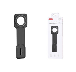 Держатель автомобильный для телефона XO C145 90° Bending Velcro Magnetic Cell Phone Holder (черный)