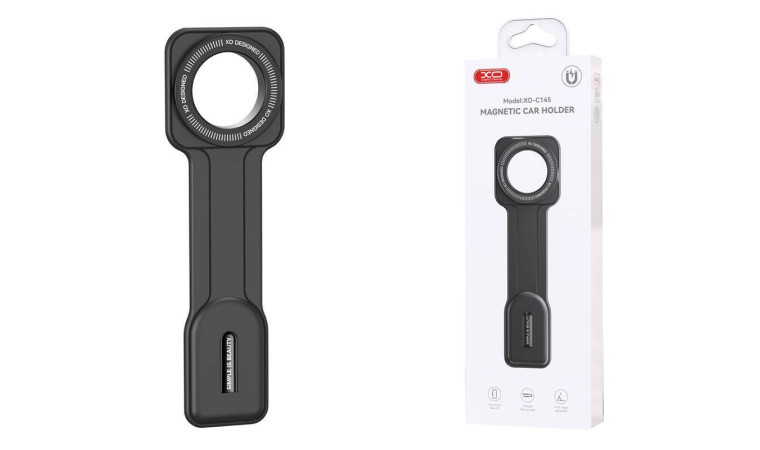 Держатель автомобильный для телефона XO C145 90° Bending Velcro Magnetic Cell Phone Holder (черный) Держатель автомобильный для телефона XO C145 90° Bending Velcro Magnetic Cell Phone Holder (черный)