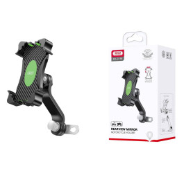 Держатель велосипедный для телефона XO C118 motorcycle 360° rotation mobile phone holder мото (черный)