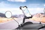 Держатель велосипедный для телефона XO C118 motorcycle 360° rotation mobile phone holder (черный)