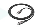 Кабель USB Type-C - USB Type-C HOCO U133 Monte 60W (черный) 1м