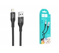 Кабель USB - Lightning HOCO X72 Creator , 2,4A (черный) 1м силиконовый