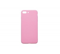 Чехол для iPhone 7 Plus с отверстием под камеры (бледно-розовый)