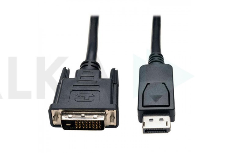 Кабель DisplayPort DP - DVI-D (папа - папа) 1080p 1,8 м черный