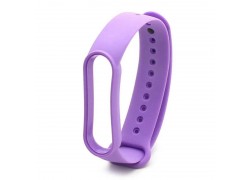 Ремешок силиконовый для XIAOMI MI Band 5/6/7 пурпурно-фиолетовый
