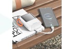 Универсальный дополнительный аккумулятор Power Bank BOROFONE BJ60 Rapid power bank 4 кабеля (10000 mAh) (белый)