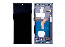 Дисплей для Samsung S908B/ S9080 Galaxy S22 Ultra в сборе с тачскрином + рамка (черный) OLED