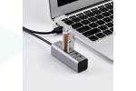 Разветвитель USB HUB 2.0 HOCO HB1 на 4 порта (Space Gray)