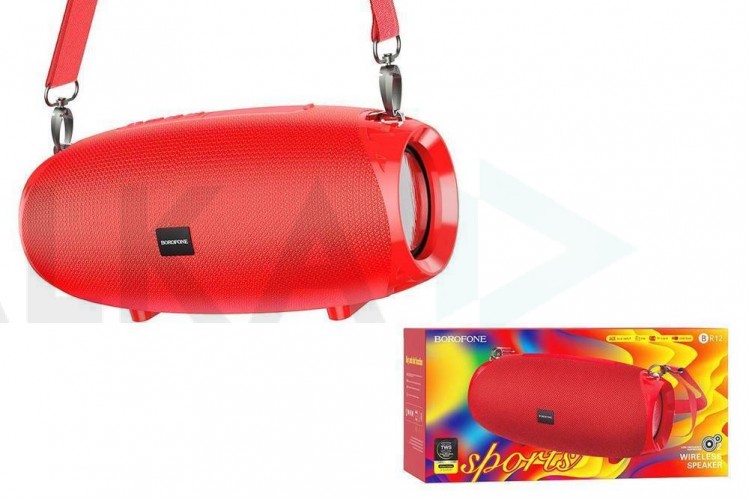 Портативная беспроводная колонка BOROFONE BR12 Amplio sports wireless speaker (красный)