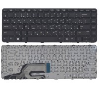 Клавиатура для ноутбука HP ProBook 430 G3 черная с рамкой