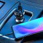Автомобильное зарядное устройство АЗУ 2USB + кабель Type-C HOCO Z40 Superior 2400mAh (черный)