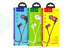 Наушники вакуумные проводные HOCO M85 Platinum sound universal earphones (черный)