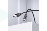 Кабель USB - USB Type-C BOROFONE BX54, 2,4A (черный) 1м (в оплетке)