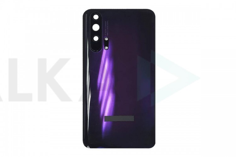 Задняя крышка для Huawei Honor 20 Pro + стекло камеры (фиолетовый) HQ