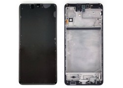 Дисплей для Samsung M515F Galaxy M51 Black в сборе с тачскрином + рамка, 100%