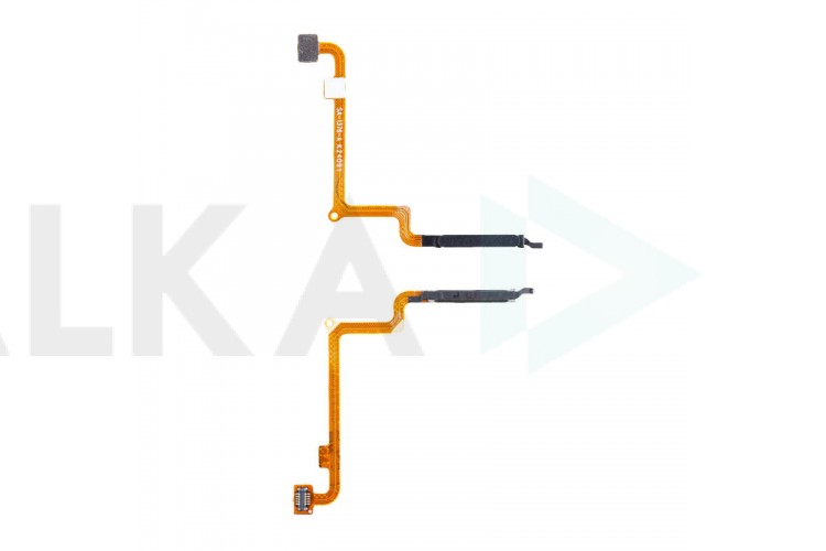 Шлейф для Xiaomi Redmi 13C 4G (23100RN82L)/ Poco C65 (23129RN51X) сканер отпечатка пальцев (черный)