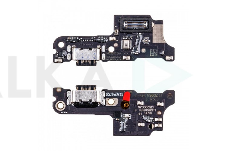 Шлейф для Xiaomi Redmi 14C (2411DRN47C)/ Poco C75 (2410FPCC5G) с разъемом зарядки (плата)