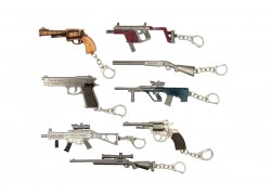 Брелок для ключей- металлический (оружие) в ассортименте
