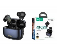 Наушники вакуумные беспроводные HOCO EQ20 Rhyme true wireless ANC+ENC noise reduction BT headset Black