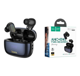 Наушники вакуумные беспроводные HOCO EQ20 Rhyme true wireless ANC+ENC noise reduction BT headset Black